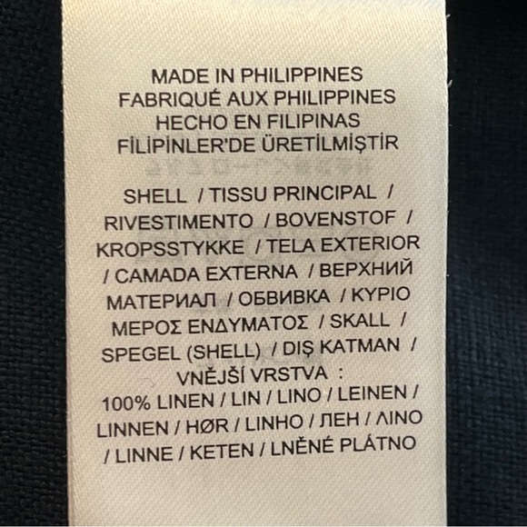 Lauren Ralph Lauren Women 100% Linen Romper Belted Hidden Button Short Sleeve 16 - Picture 8 of 11